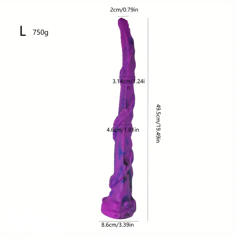Twisted Tentacle Fantasy Dildo - Silicone Monster Dildo