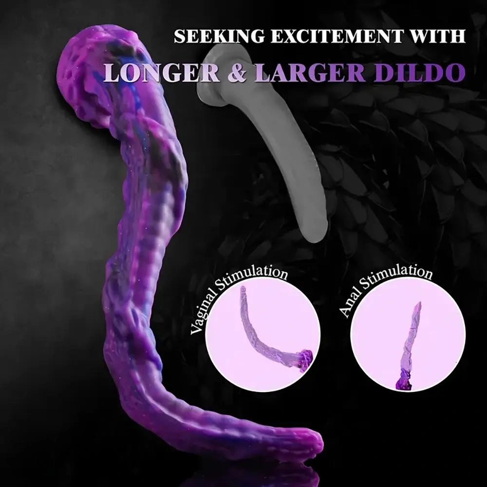 Twisted Tentacle Fantasy Dildo - Silicone Monster Dildo