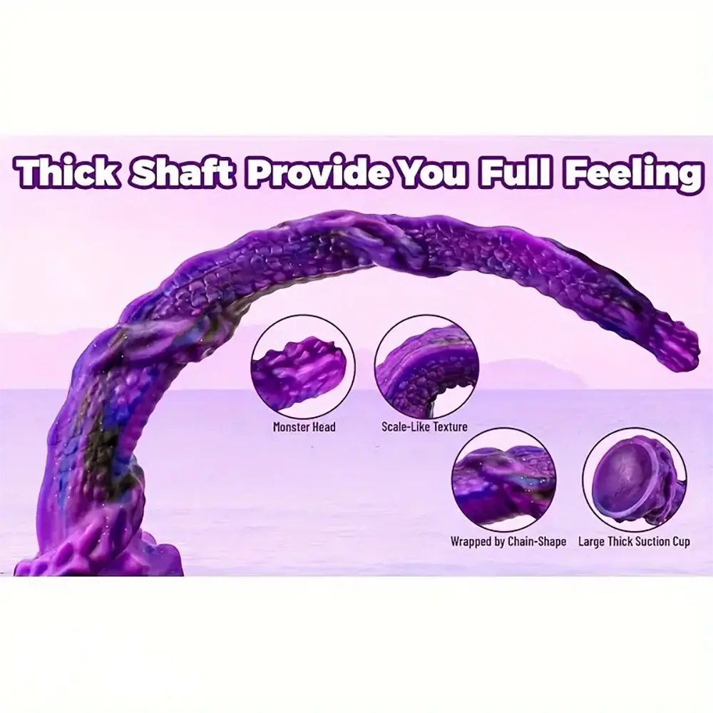 Twisted Tentacle Fantasy Dildo - Silicone Monster Dildo
