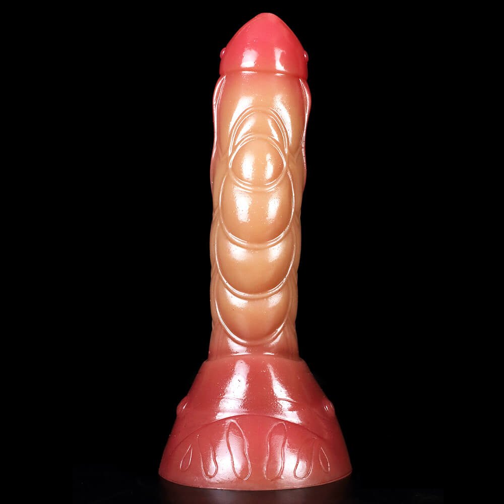 Two-Tone Fantasy Dildo 8.46 in - Dual Density Sex Toy