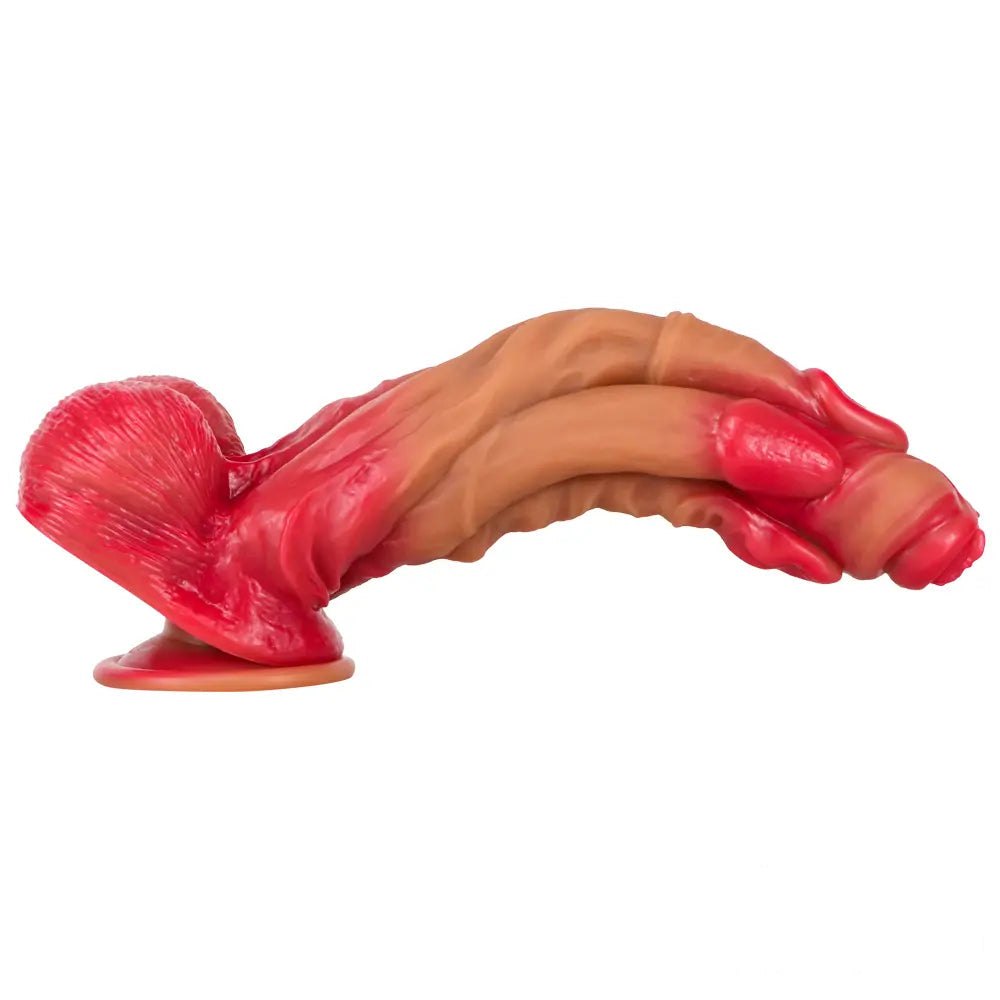 Two-Tone Fantasy Knot Dildo - Huge Fantasy Dildo