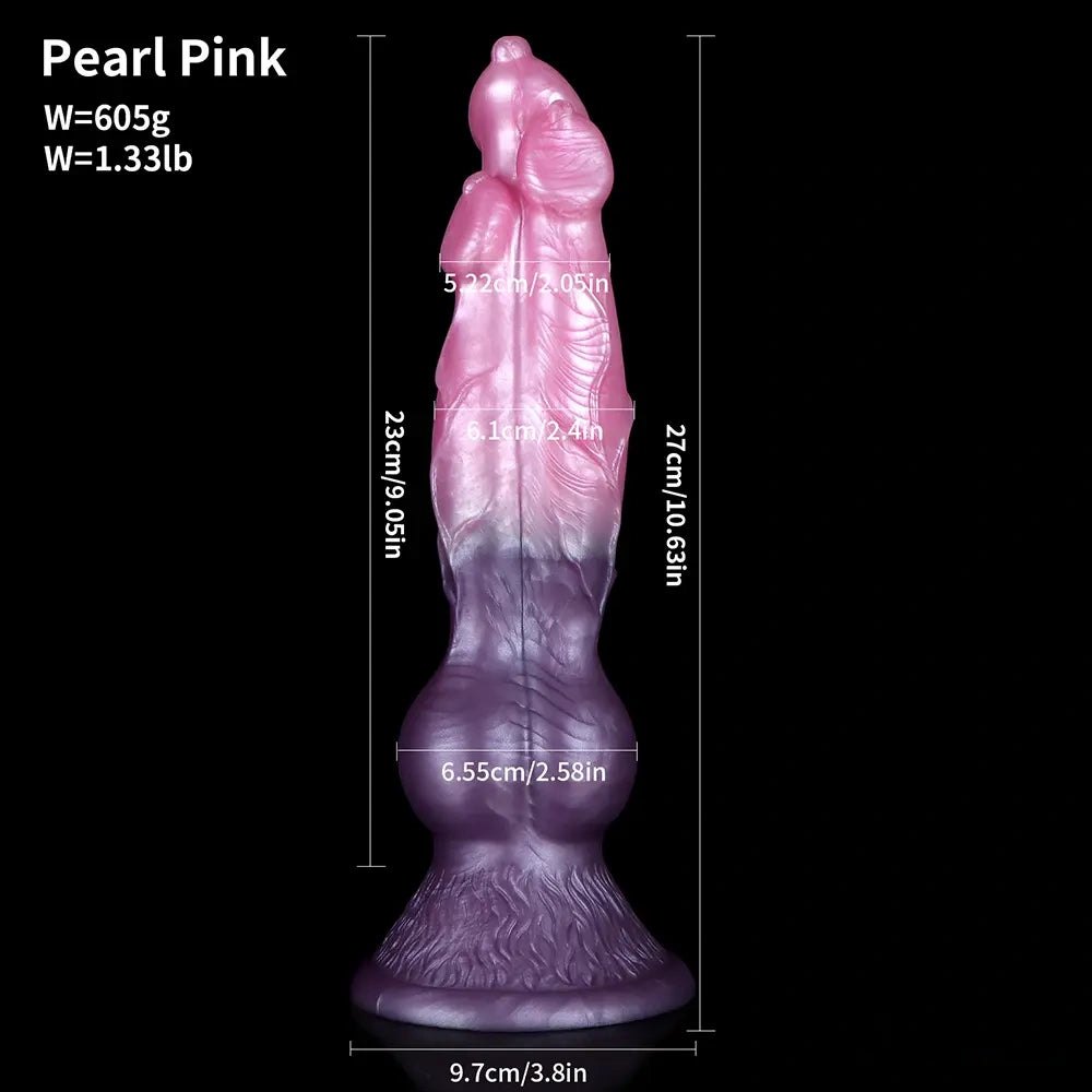 Two-Tone Knotted Animal Dildo - Animal Dildo Knot