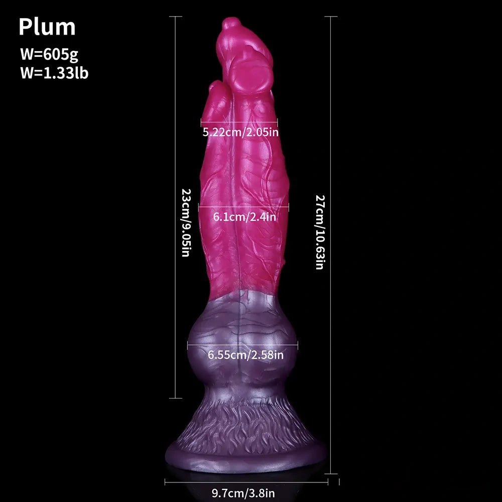 Two-Tone Knotted Animal Dildo - Animal Dildo Knot