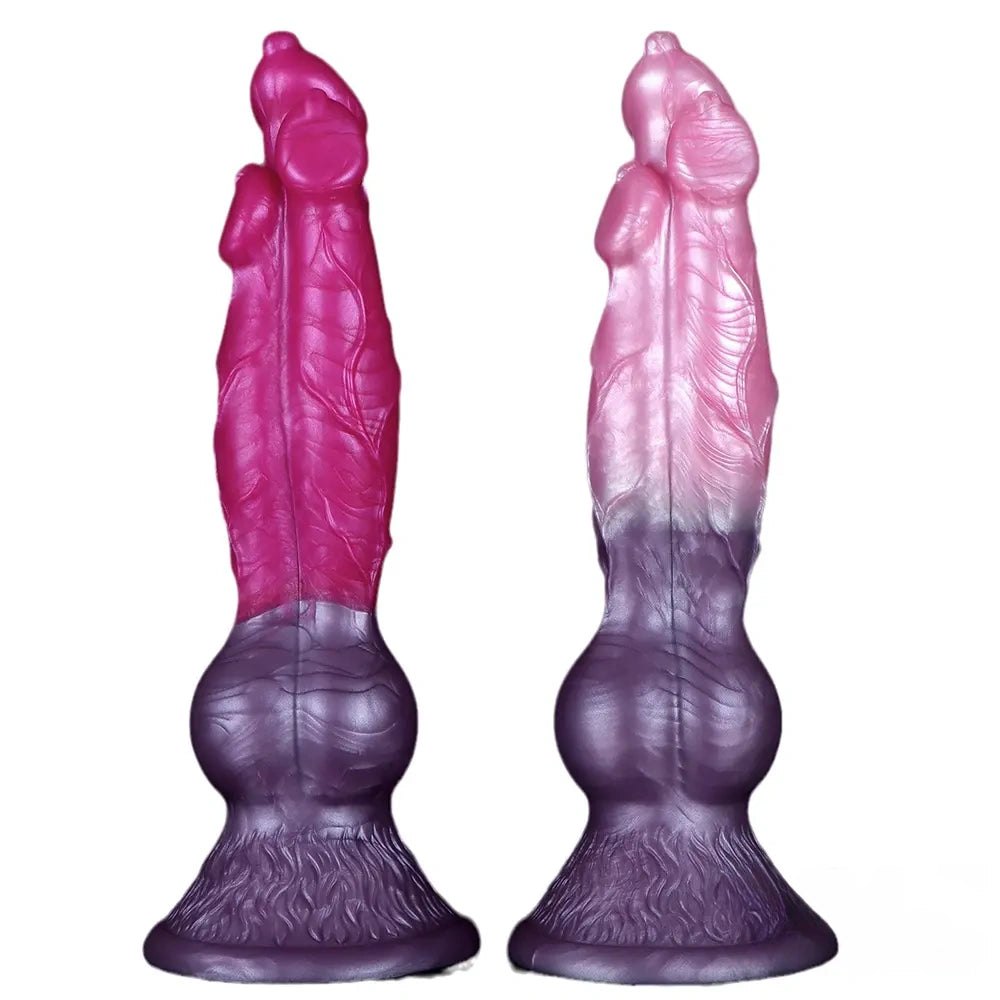 Two-Tone Knotted Animal Dildo - Animal Dildo Knot