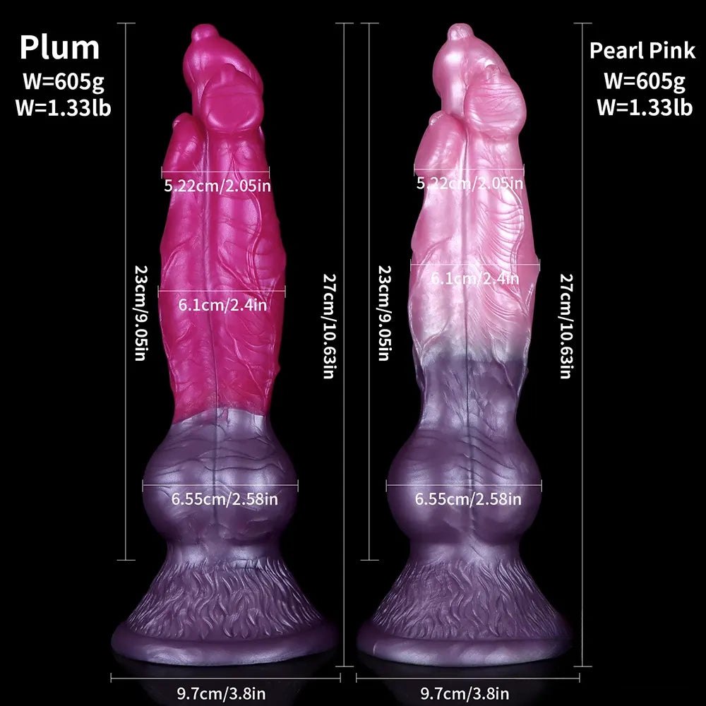 Two-Tone Knotted Animal Dildo - Animal Dildo Knot