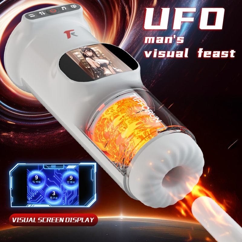 UFO Heated Masturbation Cup - Male Masturbator with Screen