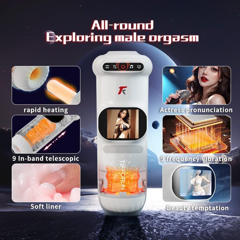 UFO Heated Masturbation Cup - Male Masturbator with Screen