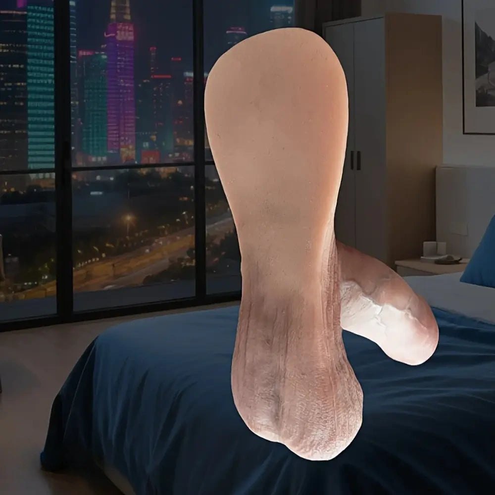 Uncut Foreskin Realistic Dildo - Realistic Silicone Dildo