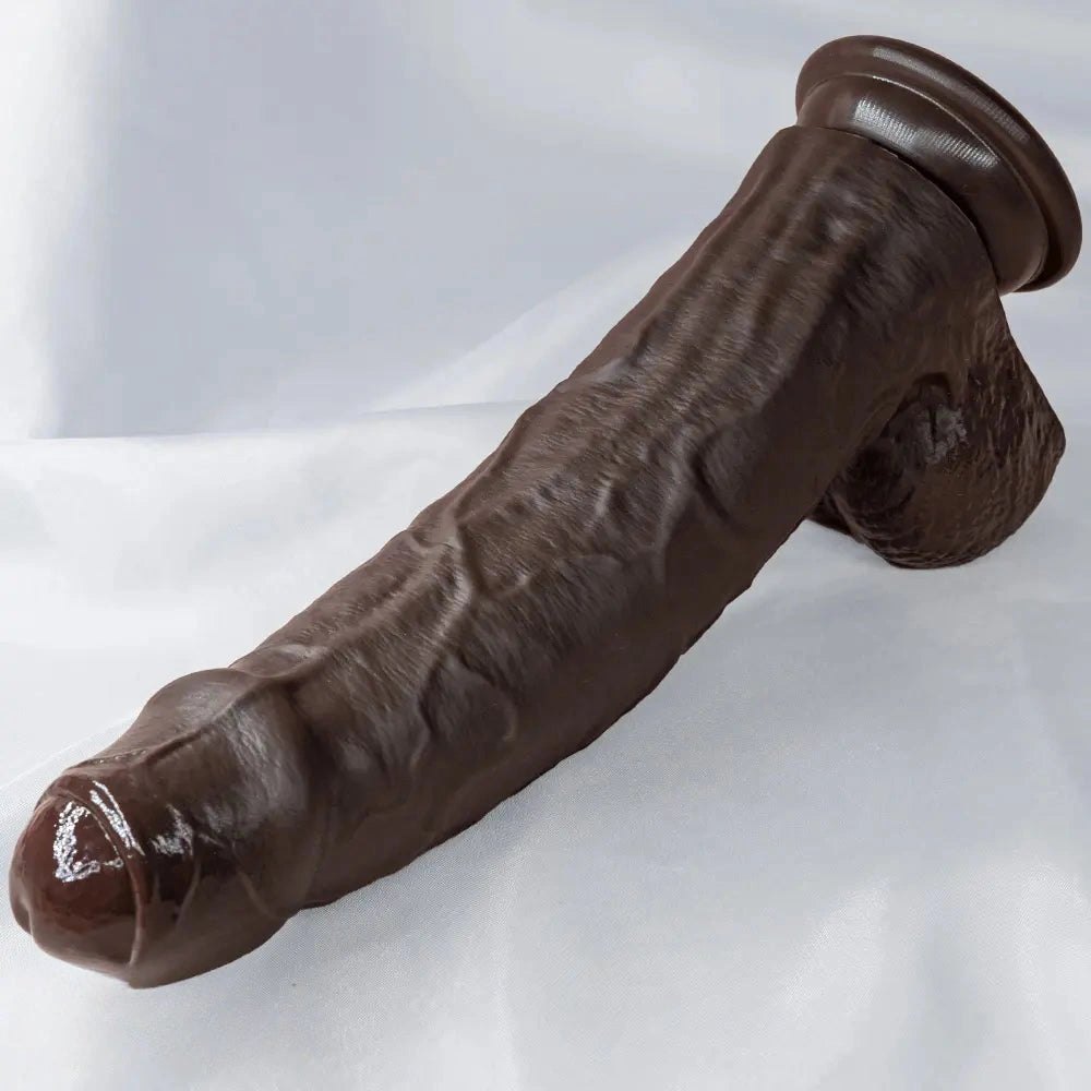 Uncut Foreskin Strap-On Dildo 10.62in - Double Dildo