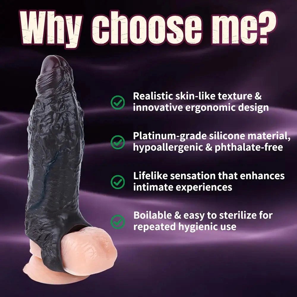 Uncut Realistic Dildo 6.69in - Silicone Dildo with Glans