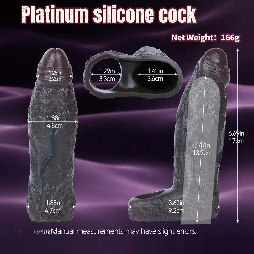 Uncut Realistic Dildo 6.69in - Silicone Dildo with Glans