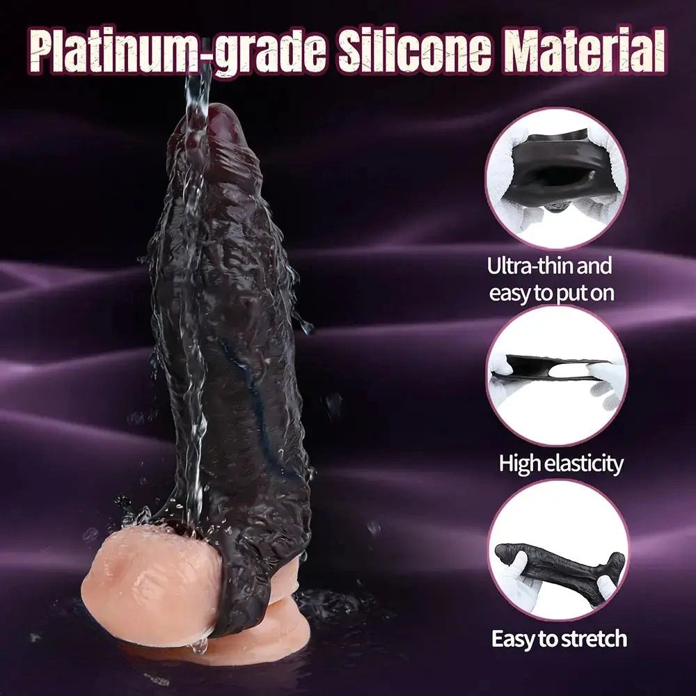 Uncut Realistic Dildo 6.69in - Silicone Dildo with Glans
