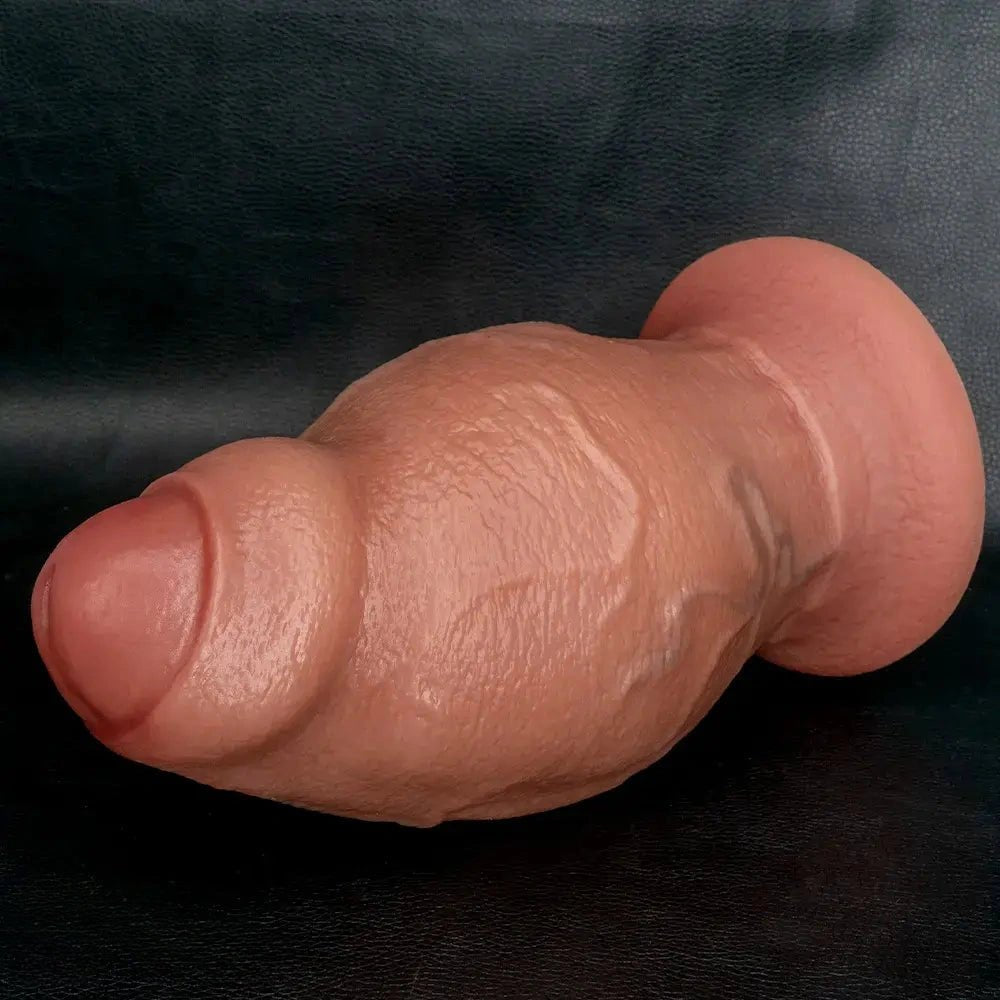 Uncut Realistic Dildo, S/M/L - Real Touch Silicone Toy
