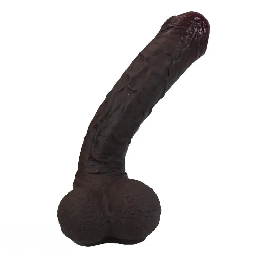 Uncut Realistic Dildo - Silicone Vaginal Play Dildo