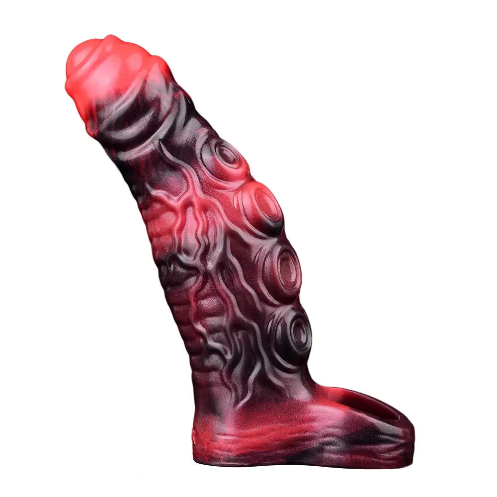 Uncut Tentacle Cock Sleeve - Vibrating Hollow Sleeve