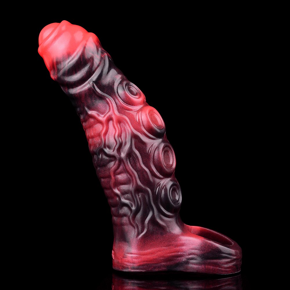 Uncut Tentacle Cock Sleeve - Vibrating Hollow Sleeve