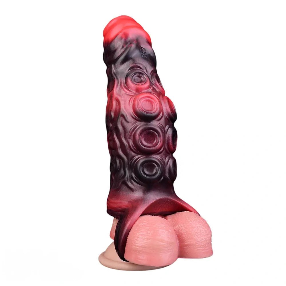 Uncut Tentacle Cock Sleeve - Vibrating Hollow Sleeve