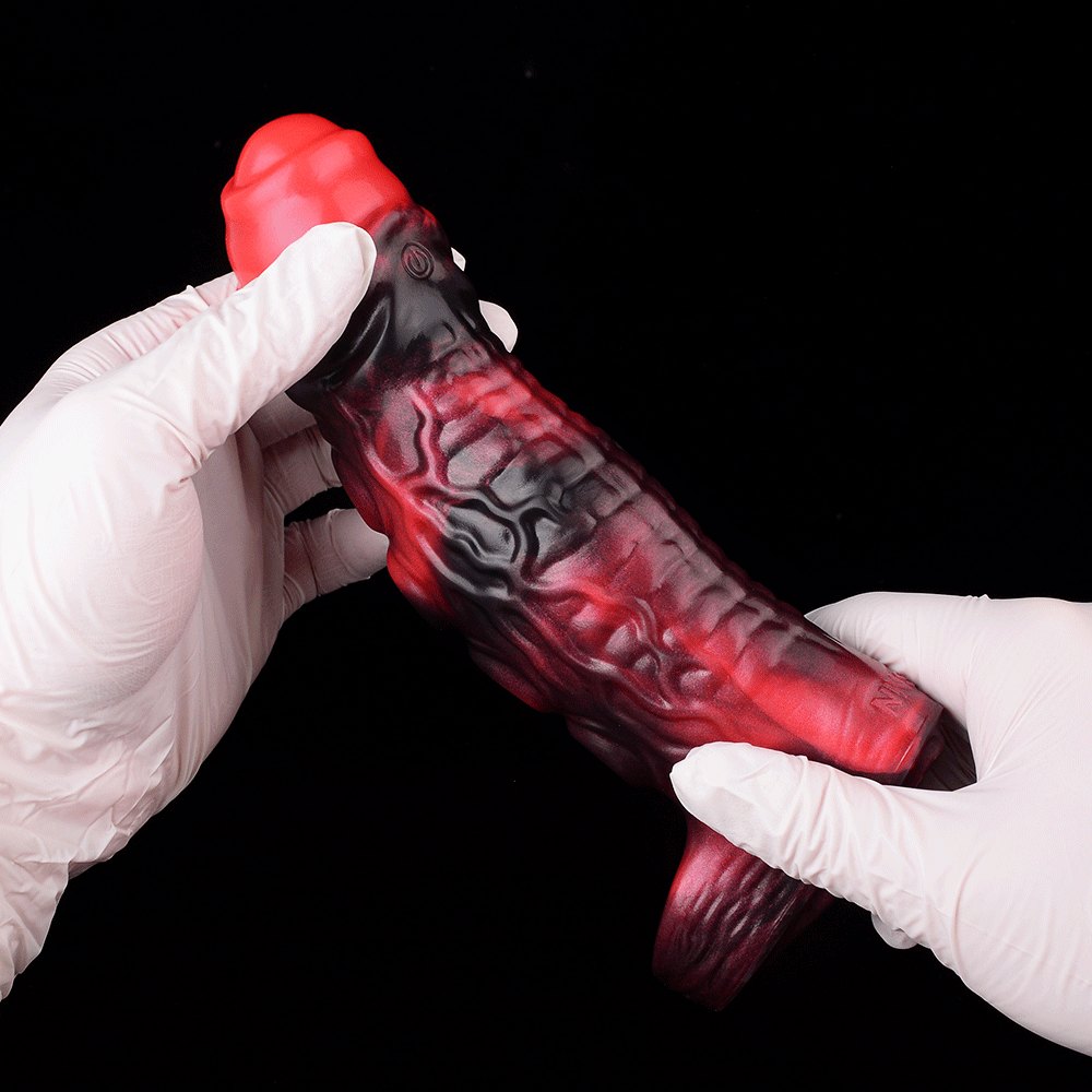 Uncut Tentacle Cock Sleeve - Vibrating Hollow Sleeve