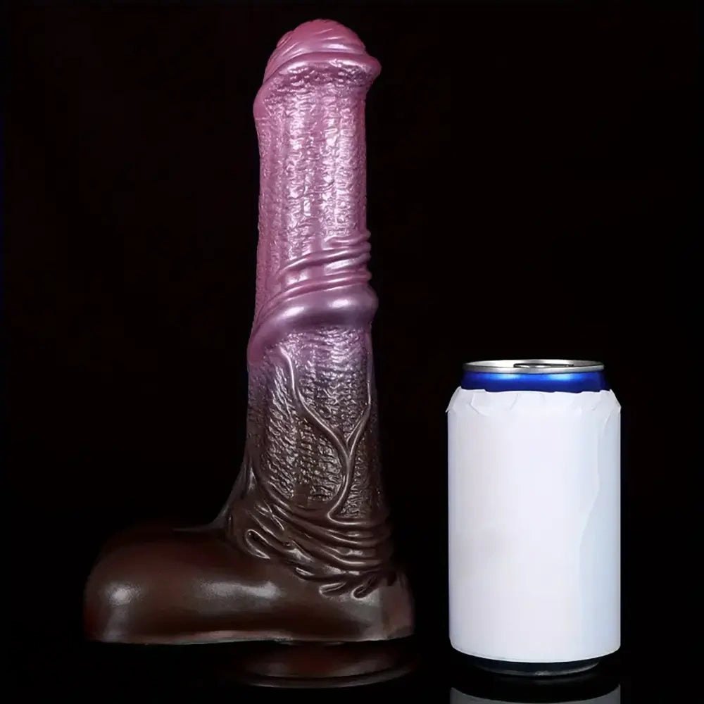 Veined Horse Style Dildo - Silicone Horse Dildo