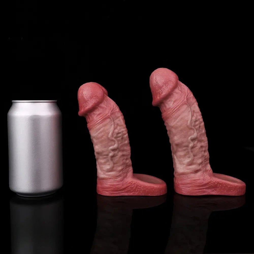 Veined Realistic Cock Sleeve - Hollow Silicone Sleeve