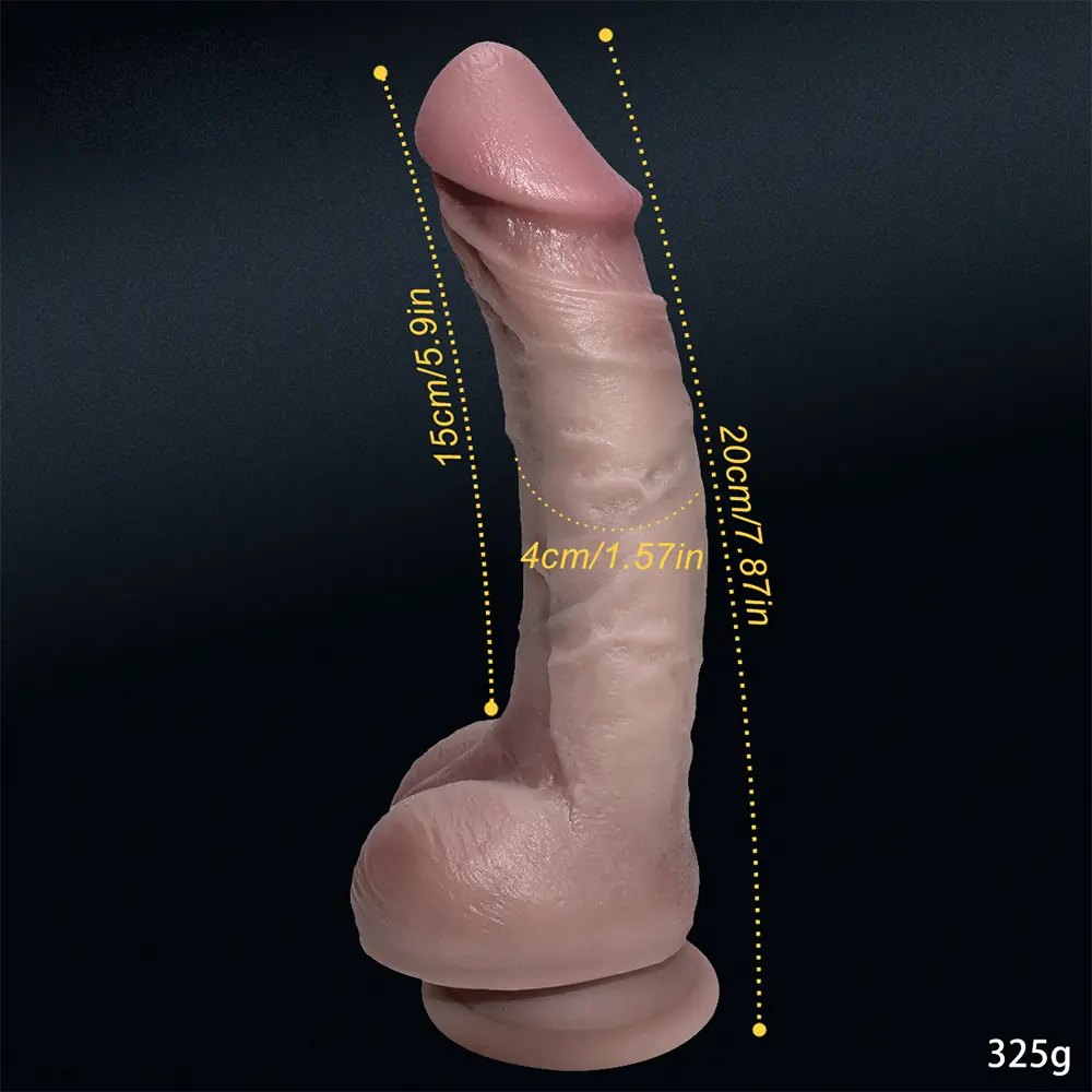 Veined Realistic Dildo - Lifelike Silicone Dildo