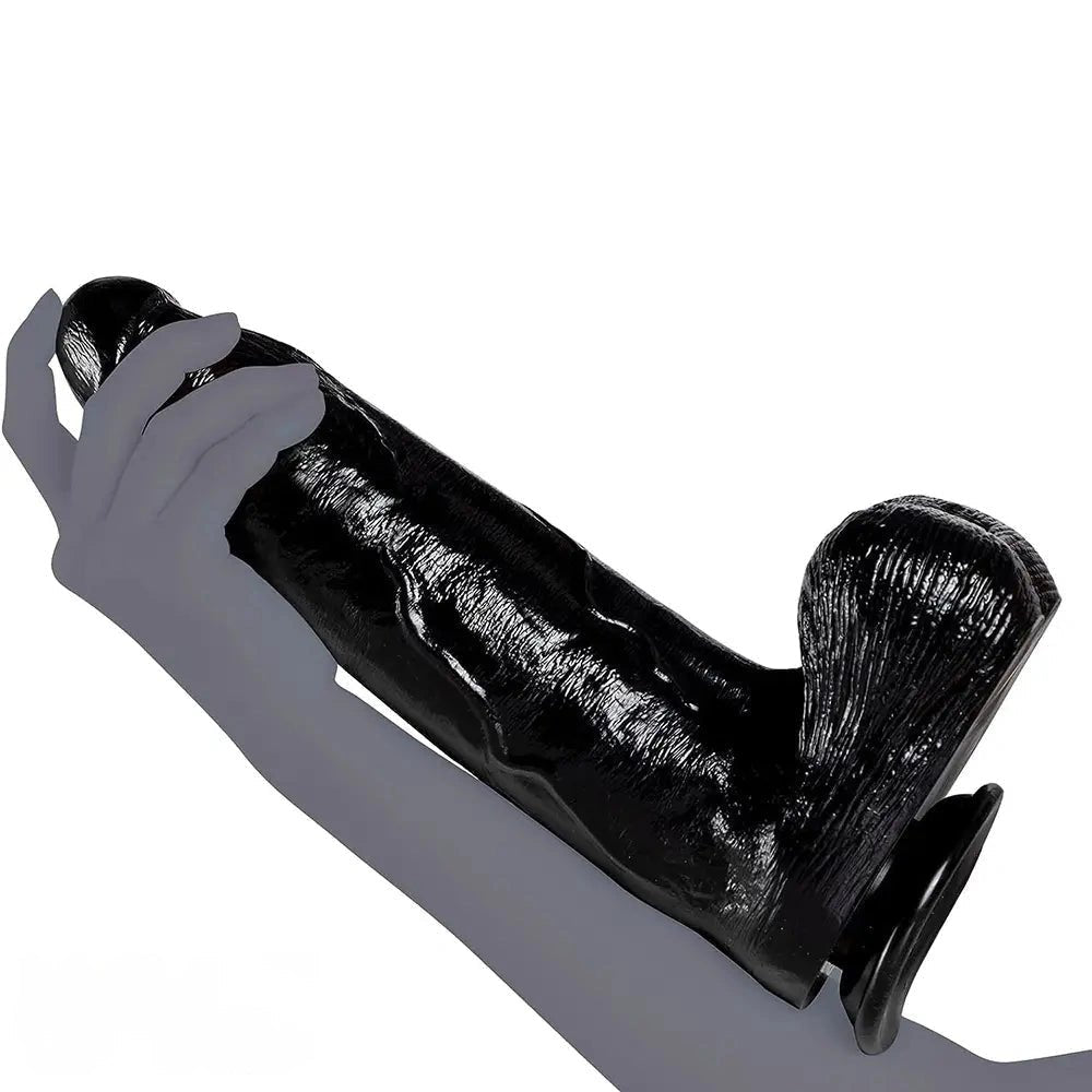 Veined Realistic Suction Dildo - Thick Realistic Dildo