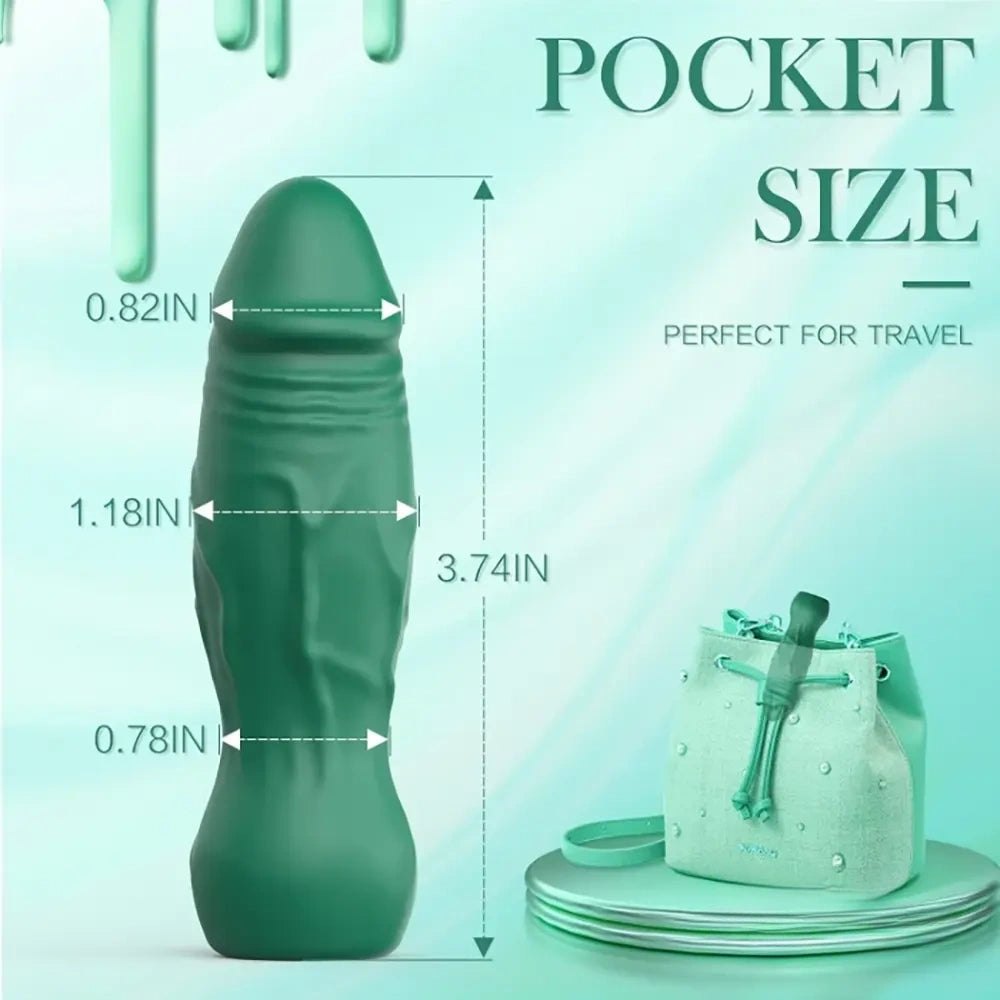 Veined Vibrating Dildo - Realistic Vibrating Dildo