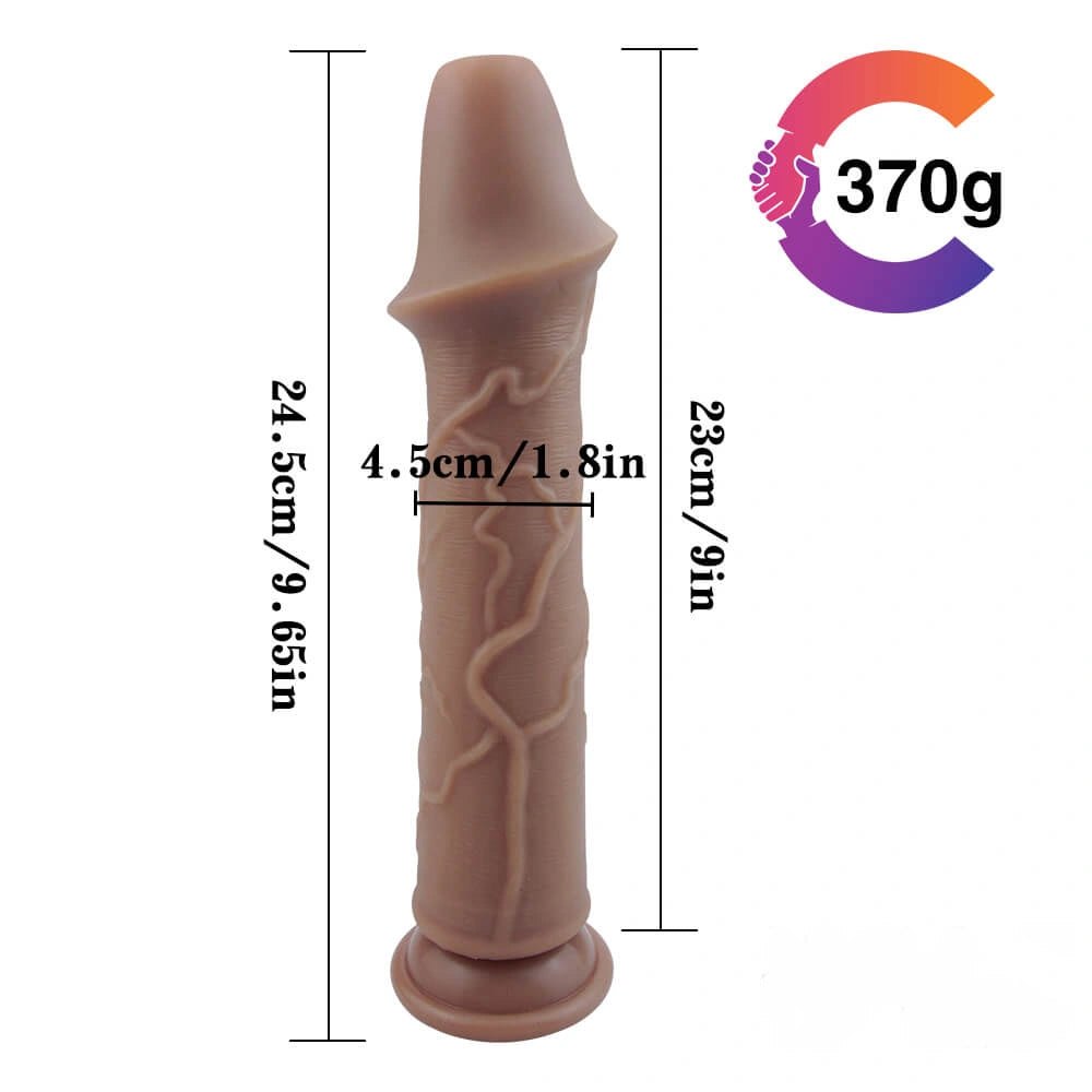 Veined Ridged Fantasy Dildo - Dragon Fantasy Dildo