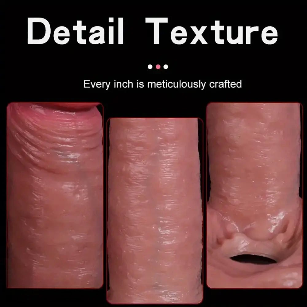 Veined Silicone Realistic Dildo - Lifelike Silicone Dildo