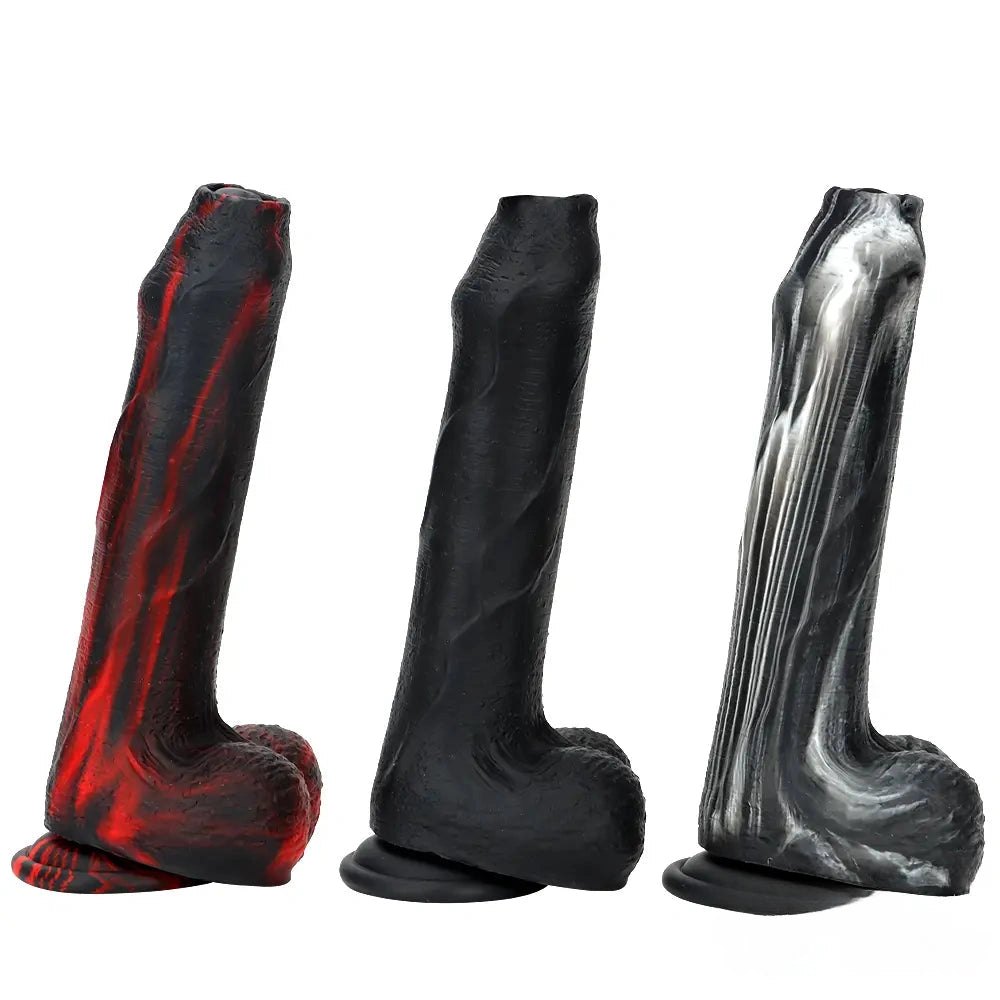 Veined Silicone Suction Cup Dildo - Realistic Suction Dildo