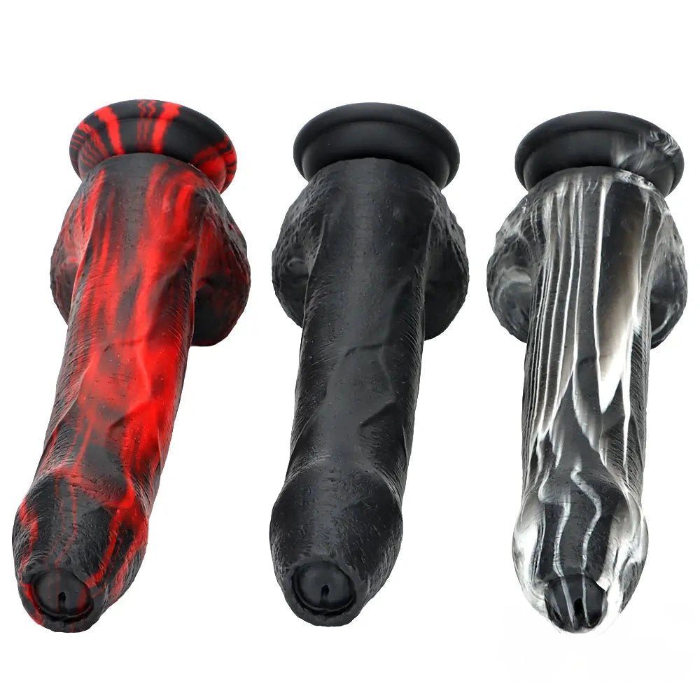 Veined Silicone Suction Cup Dildo - Realistic Suction Dildo