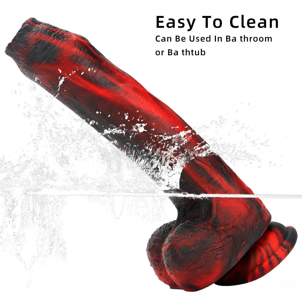 Veined Silicone Suction Cup Dildo - Realistic Suction Dildo