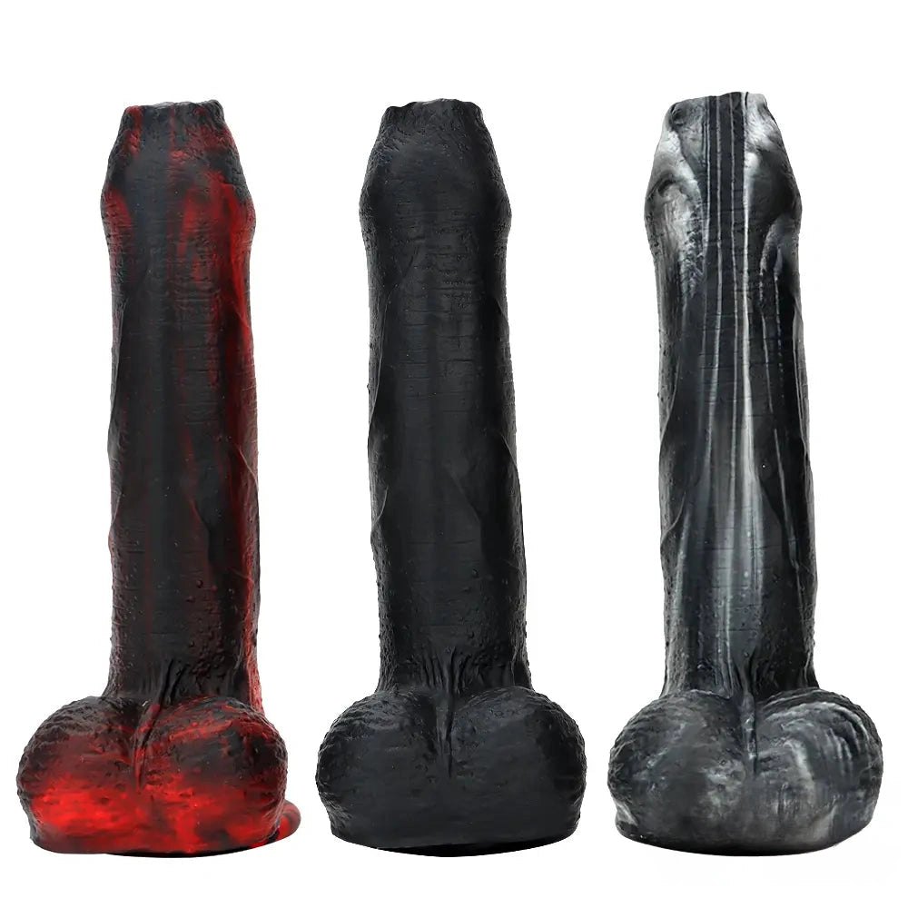 Veined Silicone Suction Cup Dildo - Realistic Suction Dildo