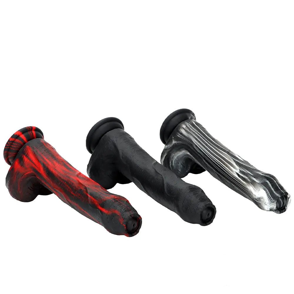 Veined Silicone Suction Cup Dildo - Realistic Suction Dildo