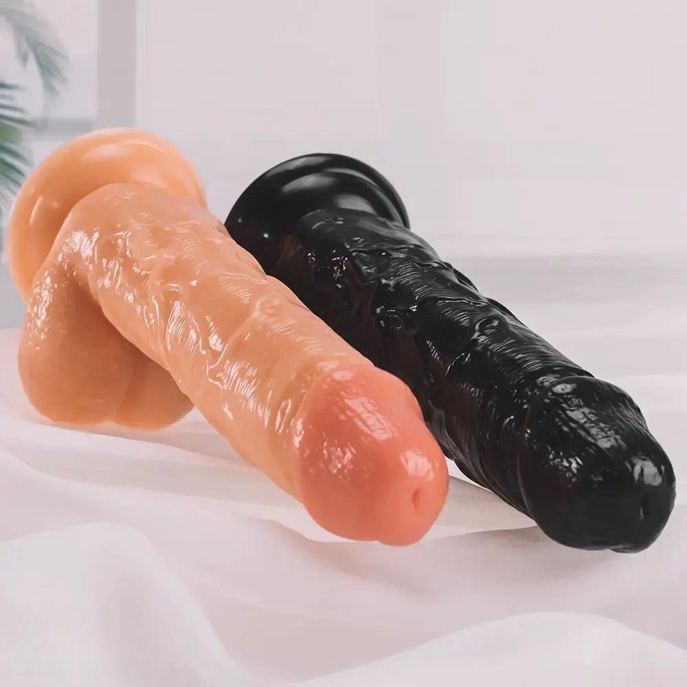 Veined Suction Cup PVC Dildo - Realistic PVC Dildo