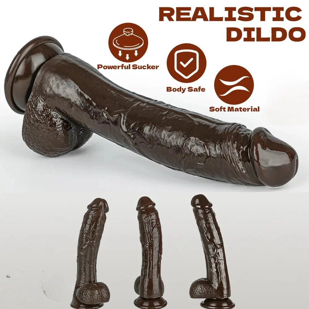Veiny Realistic Dildo 8.46 in - Lifelike PVC Sex Toy