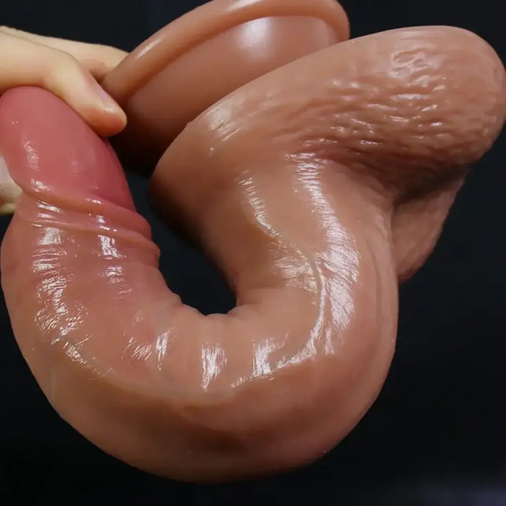 Veiny Realistic Silicone Dildo - Realistic Dildo 6.69in