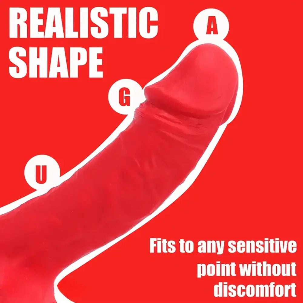 Veiny Realistic Dildo 8 in - Lifelike Silicone Dildo