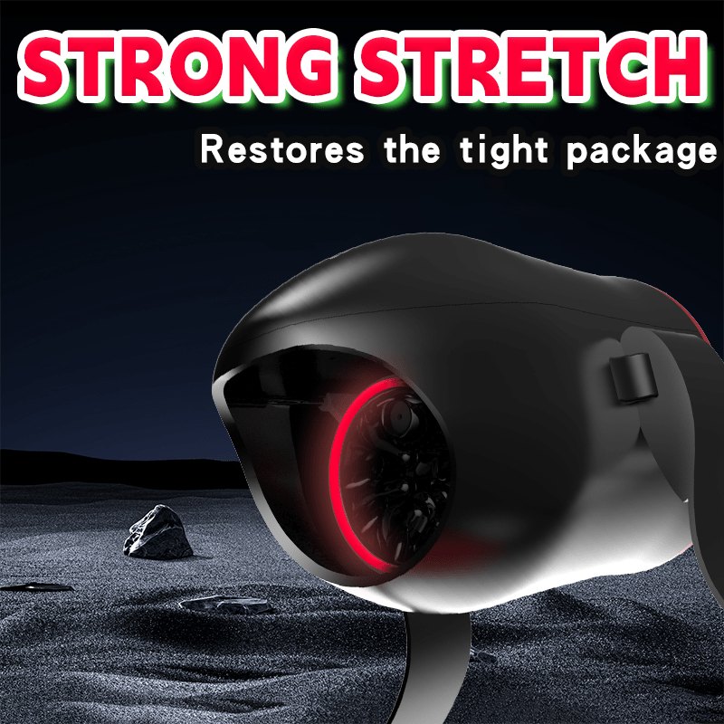 Vibrating Expansion Male Masturbator - Rechargeable Stroker Cup