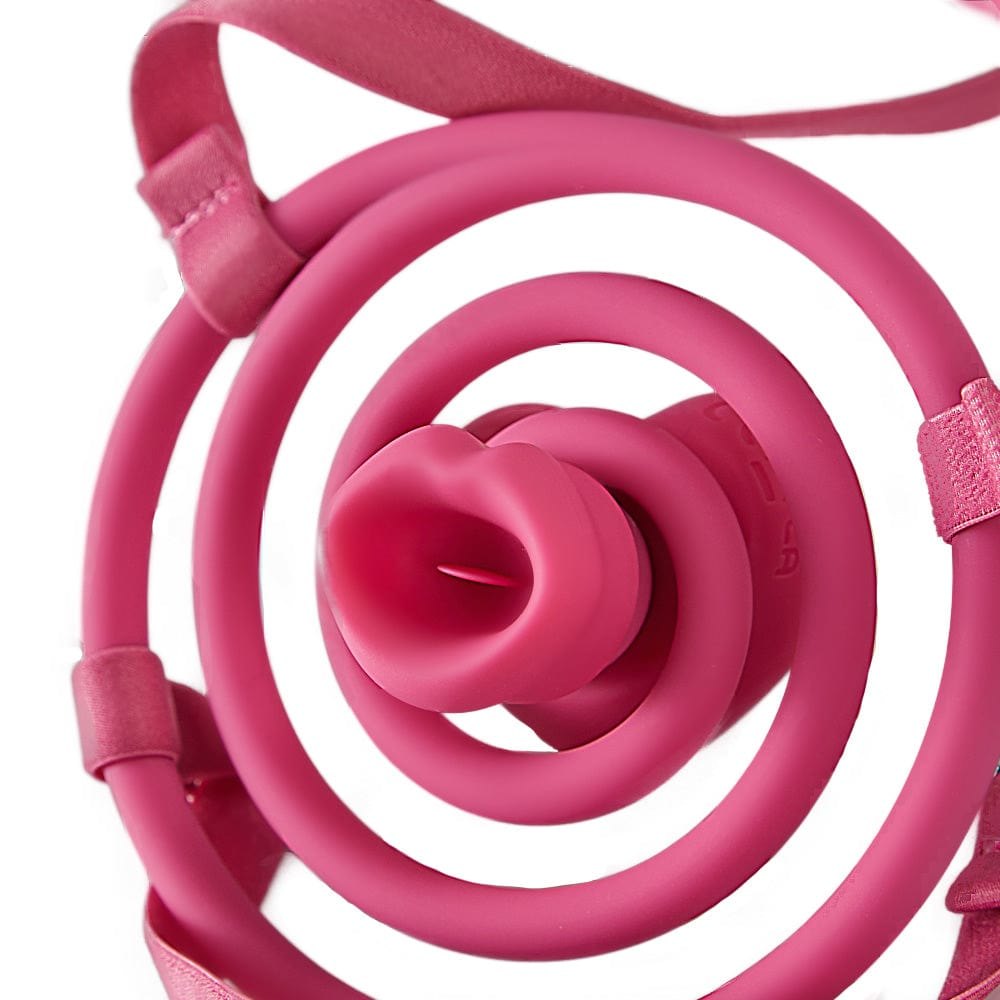 Vibrating Nipple Clamp Bra Harness - Wearable Nipple Vibrator