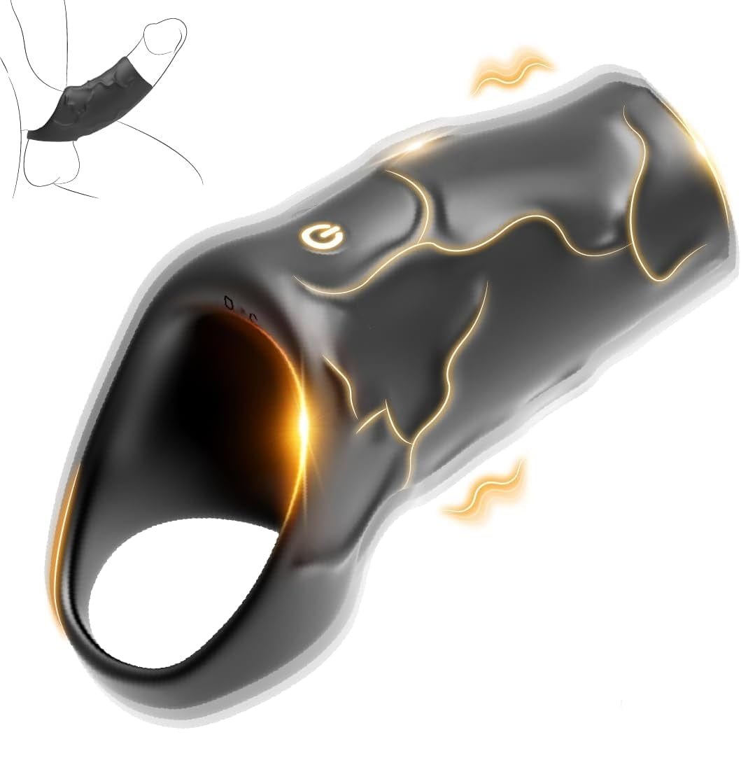 Vibrating Penis Sleeve with Ring - Couples Vibrating Sleeve