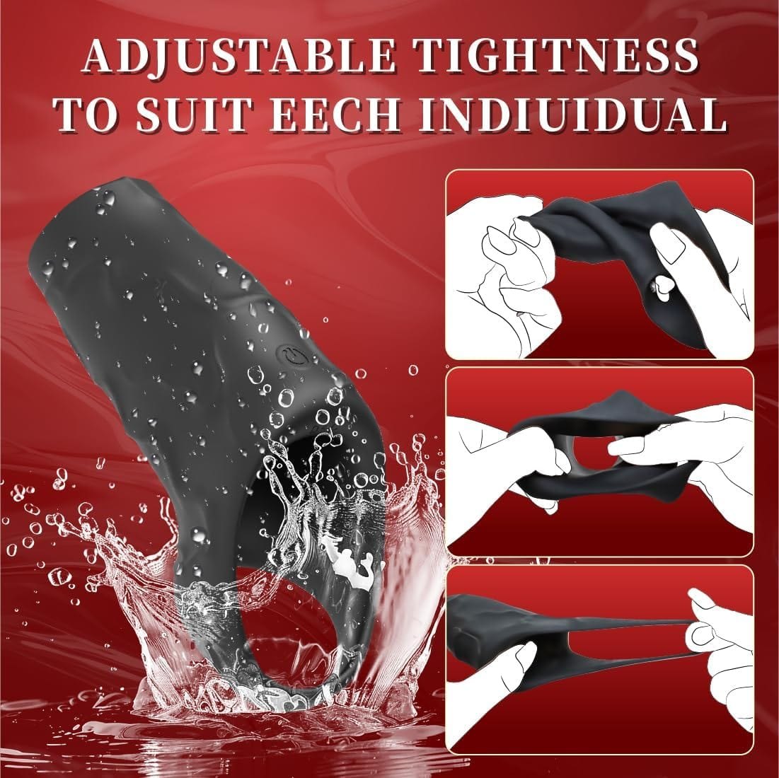 Vibrating Penis Sleeve with Ring - Couples Vibrating Sleeve