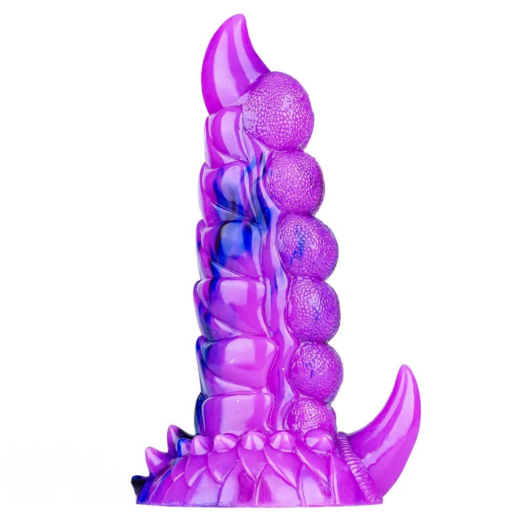 Vibrating Tentacle Dildo 8in - Remote Control Fantasy