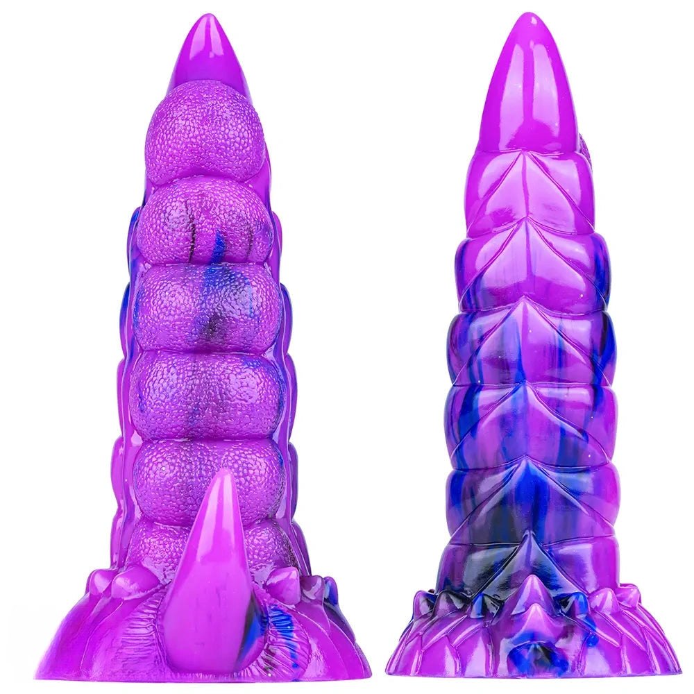 Vibrating Tentacle Dildo 8in - Remote Control Fantasy