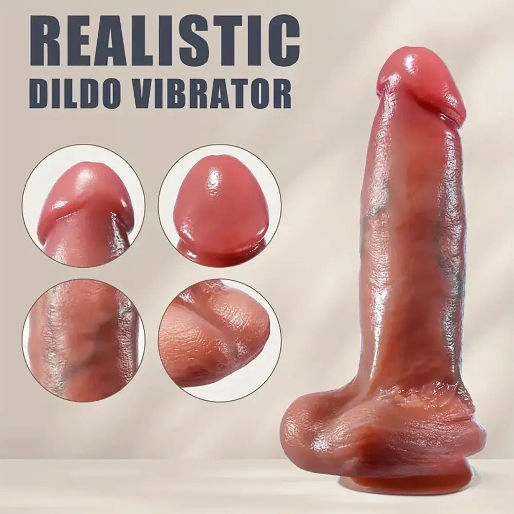Vibrating Thrusting Rotating Dildo - Vibrating Dildo