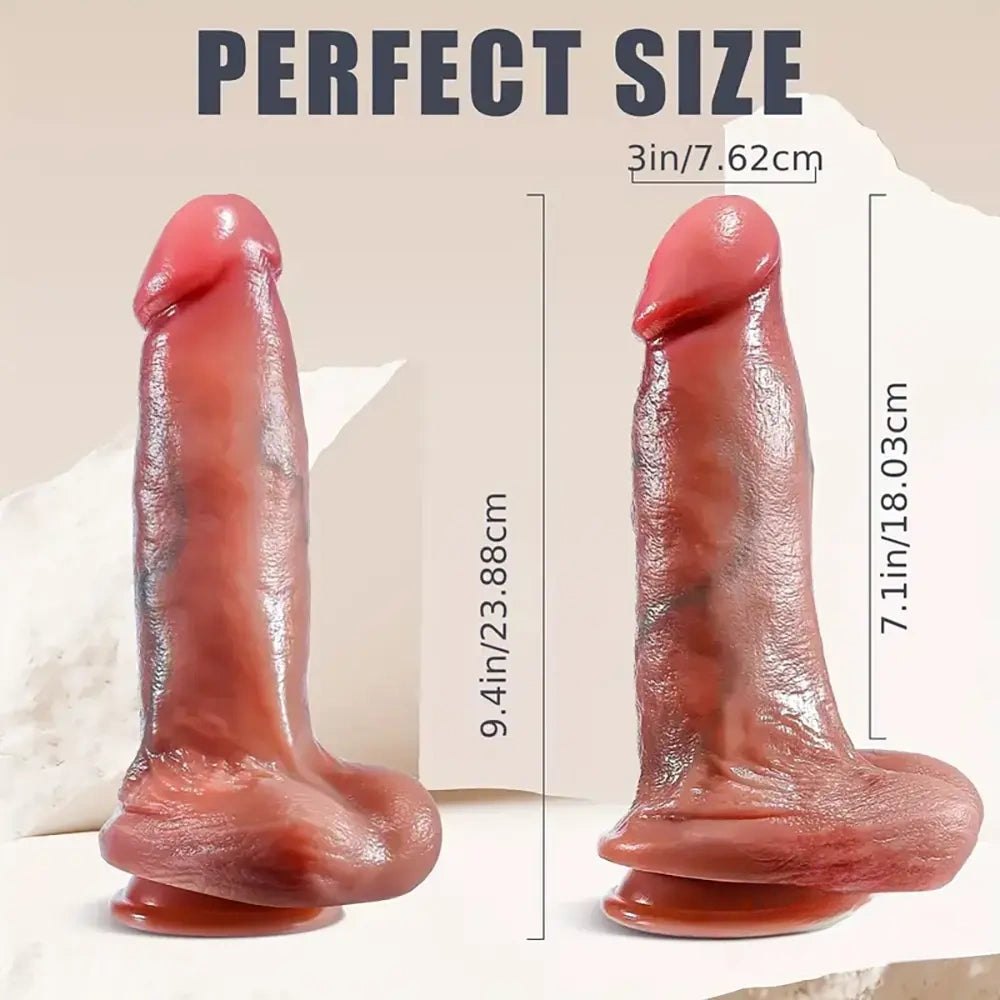 Vibrating Thrusting Rotating Dildo - Vibrating Dildo