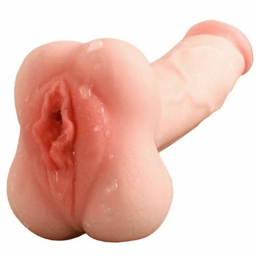 Vulva Pocket Pussy Stroker 7.87in - Silicone Masturbator