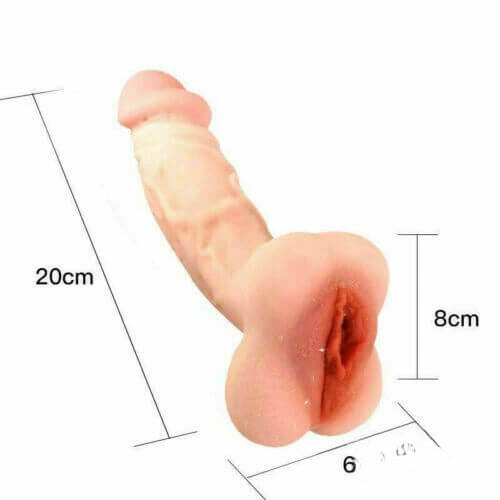 Vulva Pocket Pussy Stroker 7.87in - Silicone Masturbator
