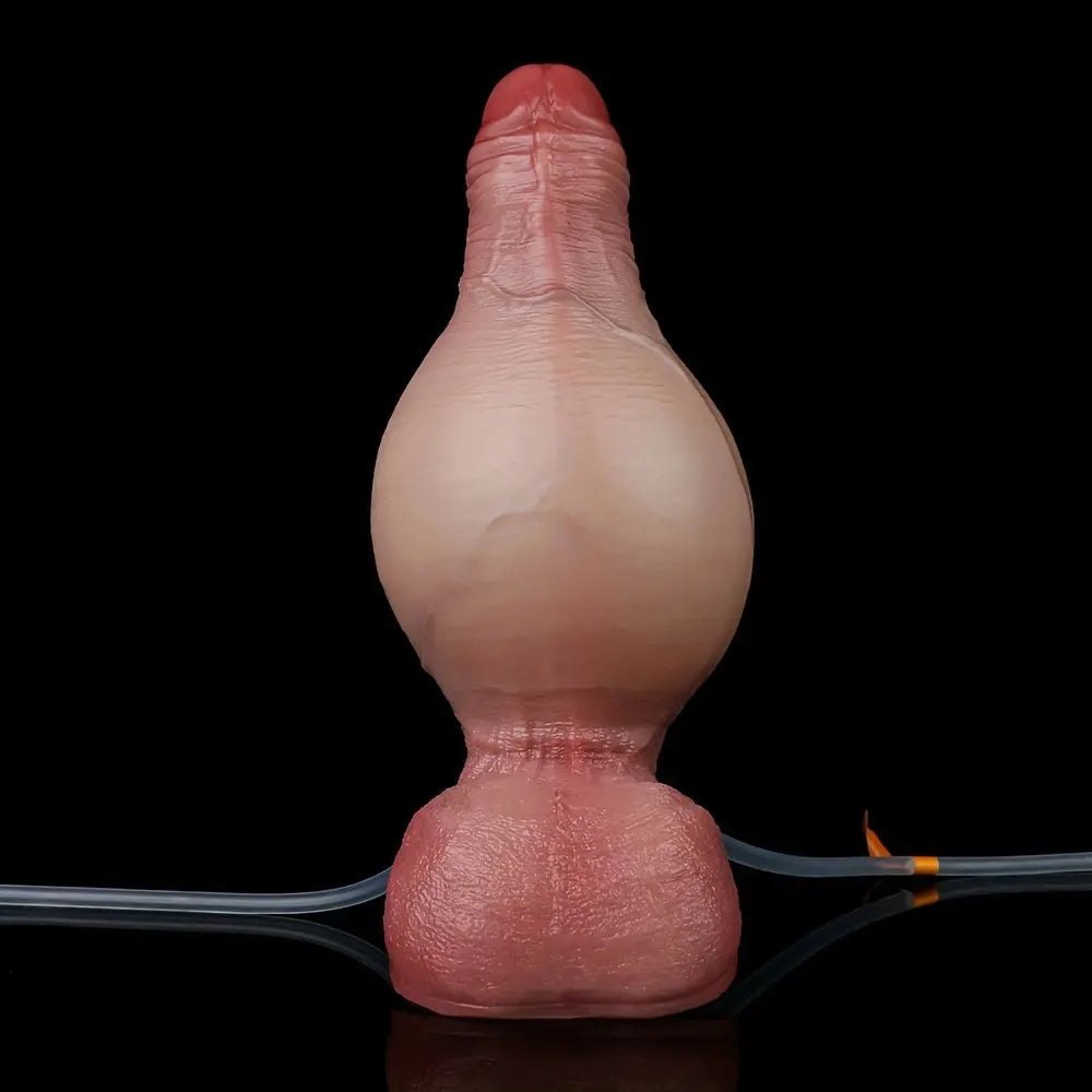 Water Spray Anal Dildo 6.85in - Anal Silicone Dildo