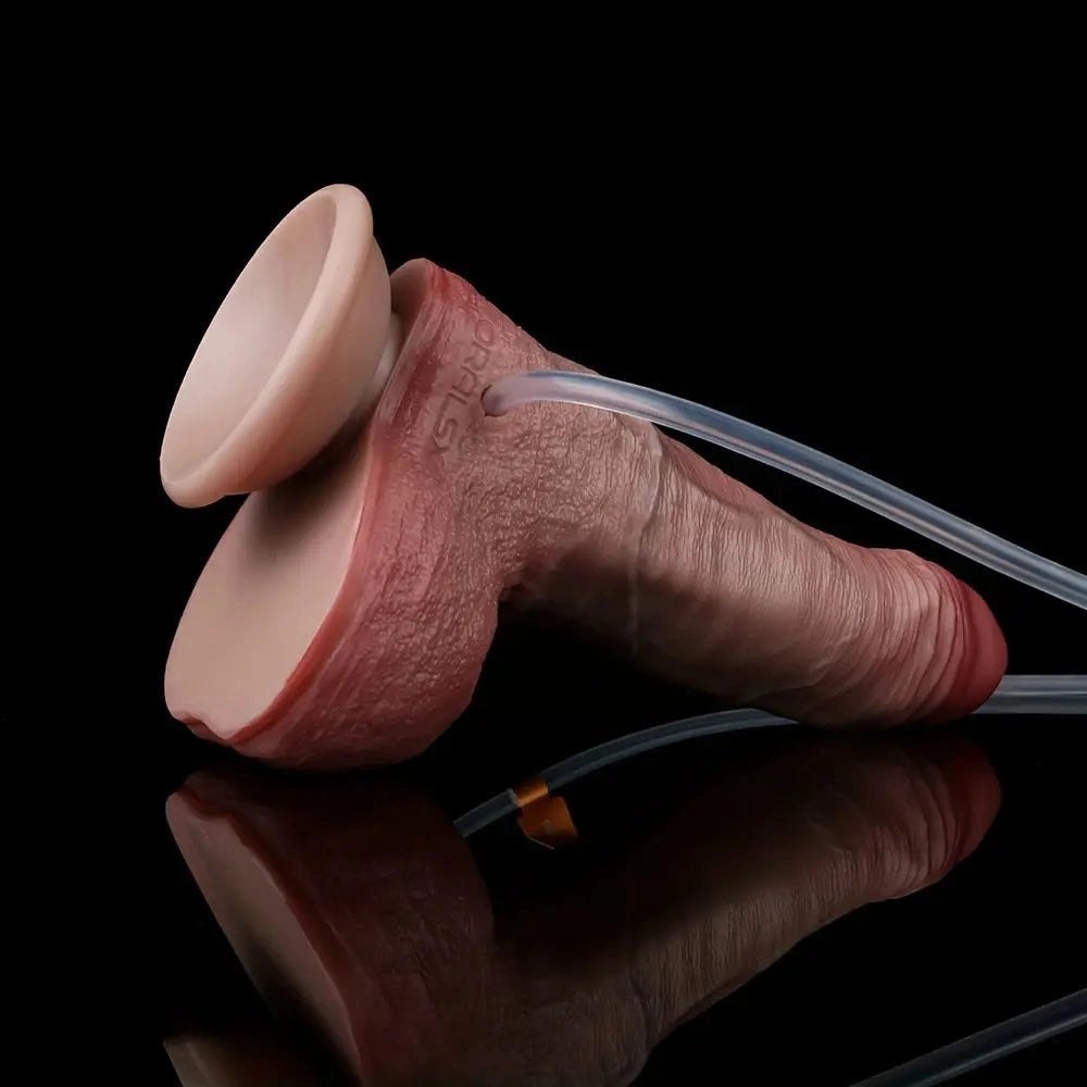 Water Spray Anal Dildo 6.85in - Anal Silicone Dildo